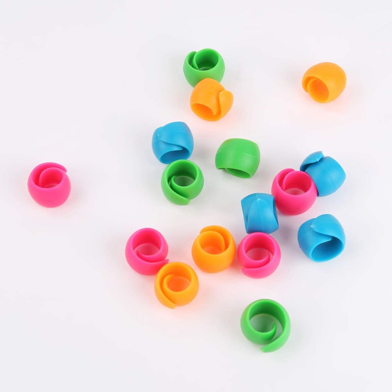 Miamay Thread Spool Savers Huggers Avoid Loose Ends or Thread Tails Prevent Thread Tails from Unwinding No Loose Ends for Sewing Thread Spools (16 Pieces) - Image 1